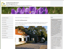 Tablet Screenshot of kgv-bochum.de